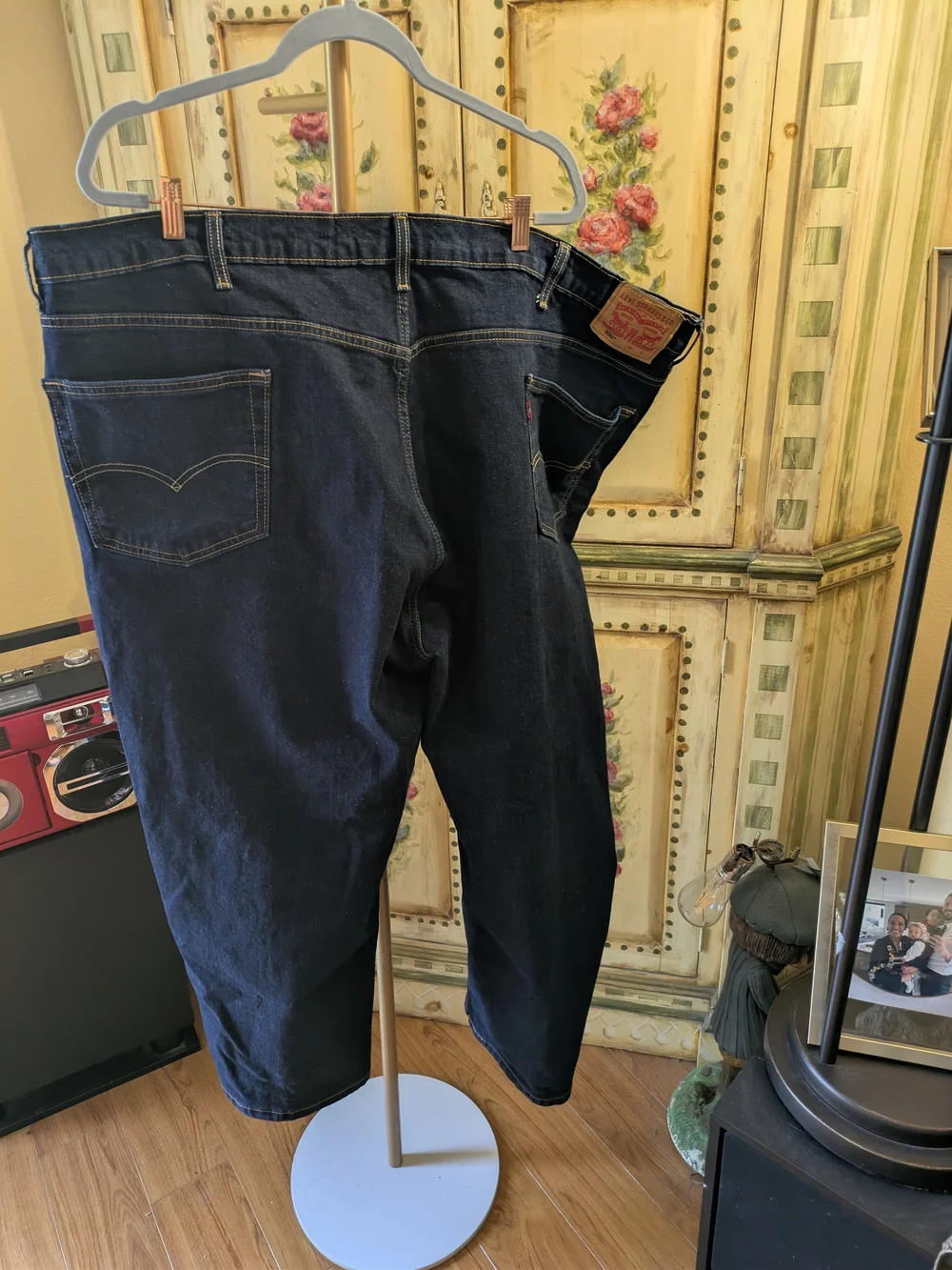 Levi's Men's Dark Blue Straight Jeans 550 Sz 54 X 28